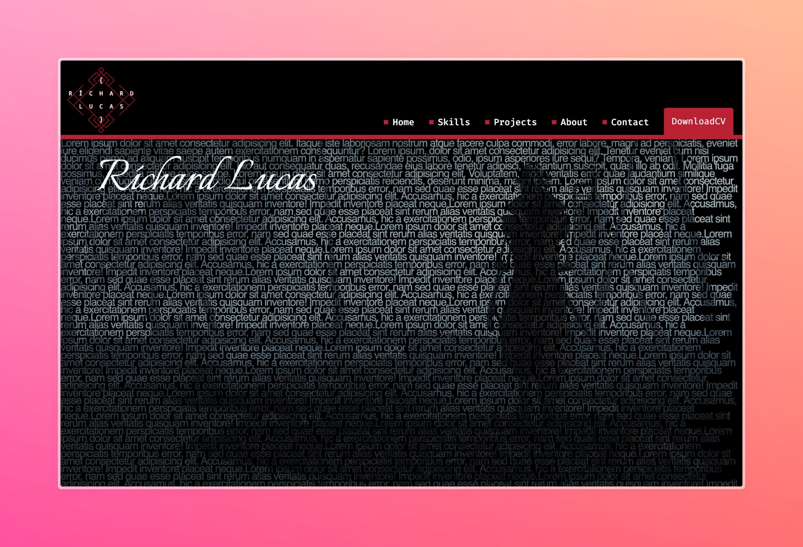 My first web project